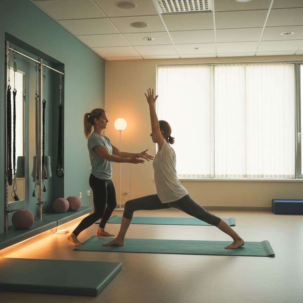 A yoga and breathwork therapy session in progress